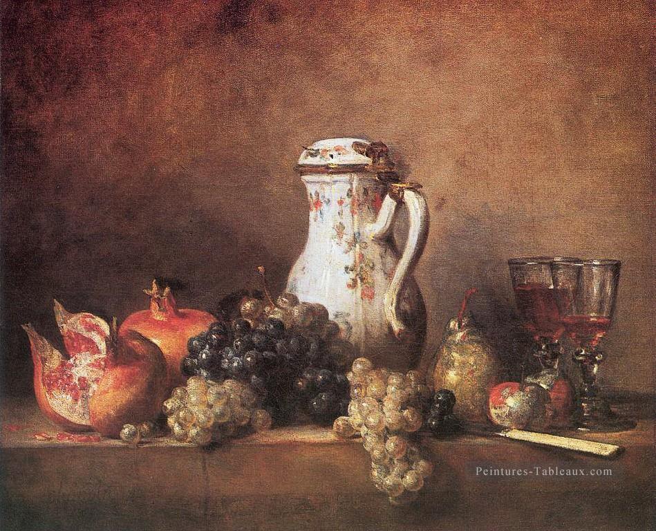 GrPo Jean Baptiste Siméon Chardin Nature morte Peintures à l'huile